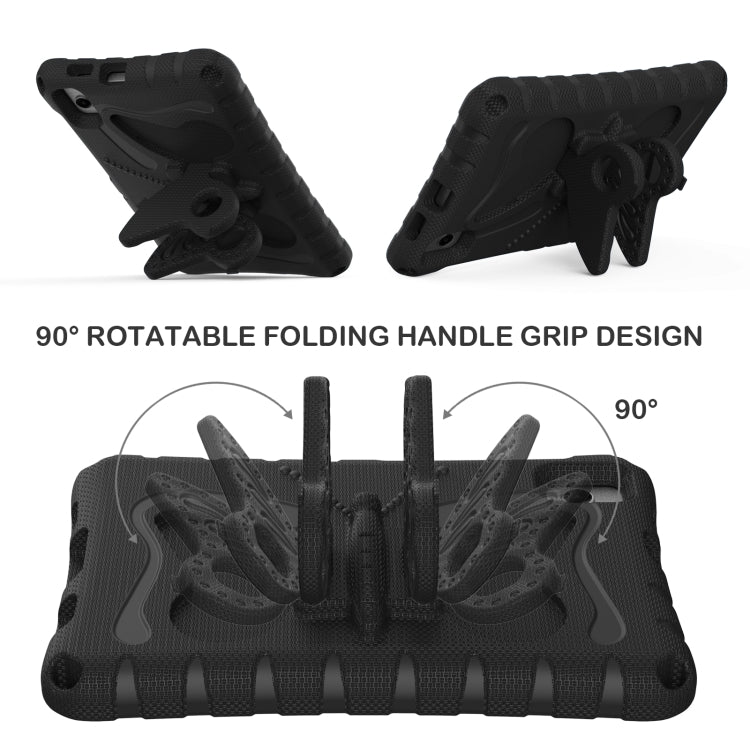 For Samsung Galaxy Tab A 8.0 T290 2019 Butterfly Bracket EVA Shockproof Tablet Case(Black) by bashfashion
