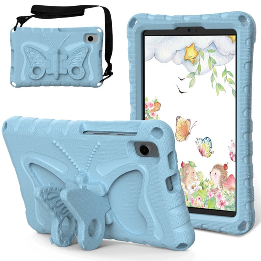 For Samsung Galaxy Tab A 8.0 T290 2019 Butterfly Bracket EVA Shockproof Tablet Case(Light Blue) by bashfashion