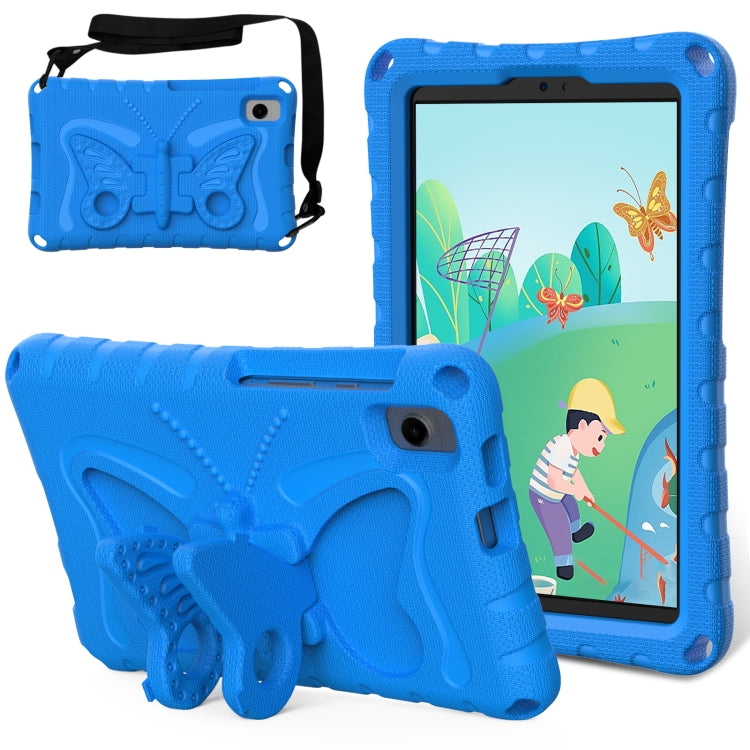 For Samsung Galaxy Tab A 8.0 T290 2019 Butterfly Bracket EVA Shockproof Tablet Case(Blue) by bashfashion