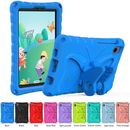 For Samsung Galaxy Tab A7 Lite T220 Butterfly Bracket EVA Shockproof Tablet Case(Blue) by bashfashion