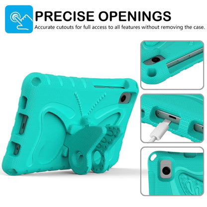 For Samsung Galaxy Tab A7 Lite T220 Butterfly Bracket EVA Shockproof Tablet Case(Mint Green) by bashfashion