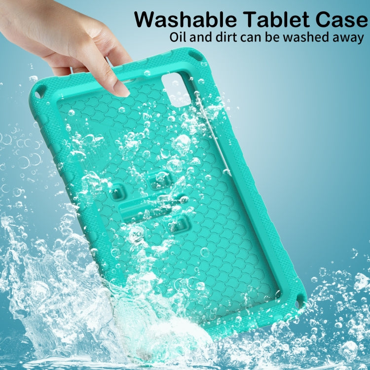 For Samsung Galaxy Tab A7 Lite T220 Butterfly Bracket EVA Shockproof Tablet Case(Mint Green) by bashfashion