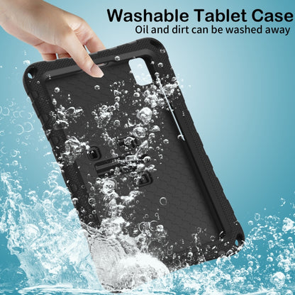 For Samsung Galaxy Tab A11 / A9 Butterfly Bracket EVA Shockproof Tablet Case(Black) by bashfashion