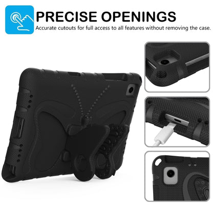For Samsung Galaxy Tab A11+ / A9+ Butterfly Bracket EVA Shockproof Tablet Case(Black) by bashfashion