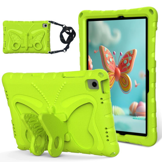 For Samsung Galaxy Tab A11+ / A9+ Butterfly Bracket EVA Shockproof Tablet Case(Grass Green) by bashfashion