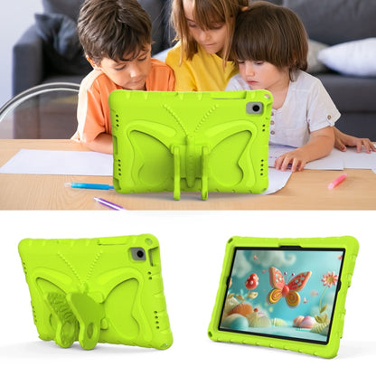 For Samsung Galaxy Tab A11+ / A9+ Butterfly Bracket EVA Shockproof Tablet Case(Grass Green) by bashfashion