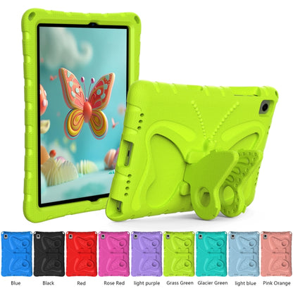 For Samsung Galaxy Tab A11+ / A9+ Butterfly Bracket EVA Shockproof Tablet Case(Grass Green) by bashfashion