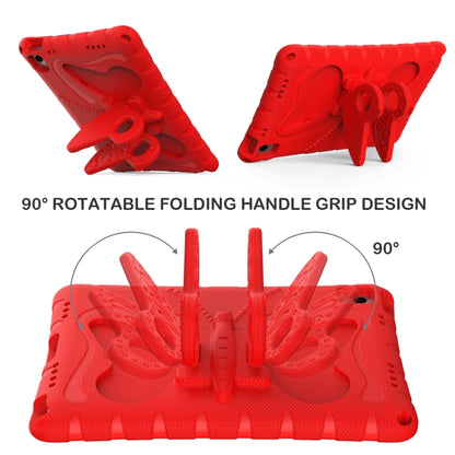 For Samsung Galaxy Tab A11+ / A9+ Butterfly Bracket EVA Shockproof Tablet Case(Red) by bashfashion