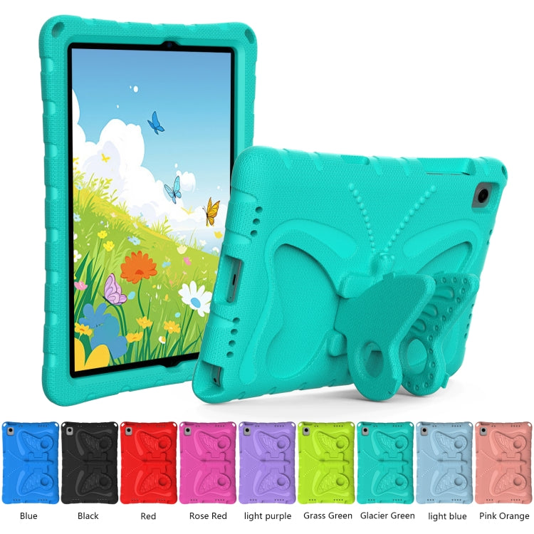 For Samsung Galaxy Tab A11+ / A9+ Butterfly Bracket EVA Shockproof Tablet Case(Mint Green) by bashfashion