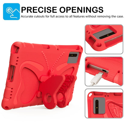 For Samsung Galaxy Tab S9 11 X710 Butterfly Bracket EVA Shockproof Tablet Case(Red) by bashfashion