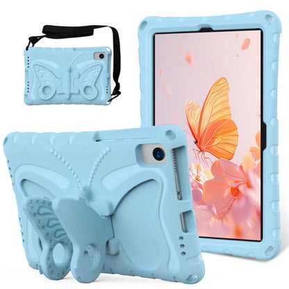 For Samsung Galaxy Tab A7 10.4 T509 Butterfly Bracket EVA Shockproof Tablet Case(Light Blue) by bashfashion