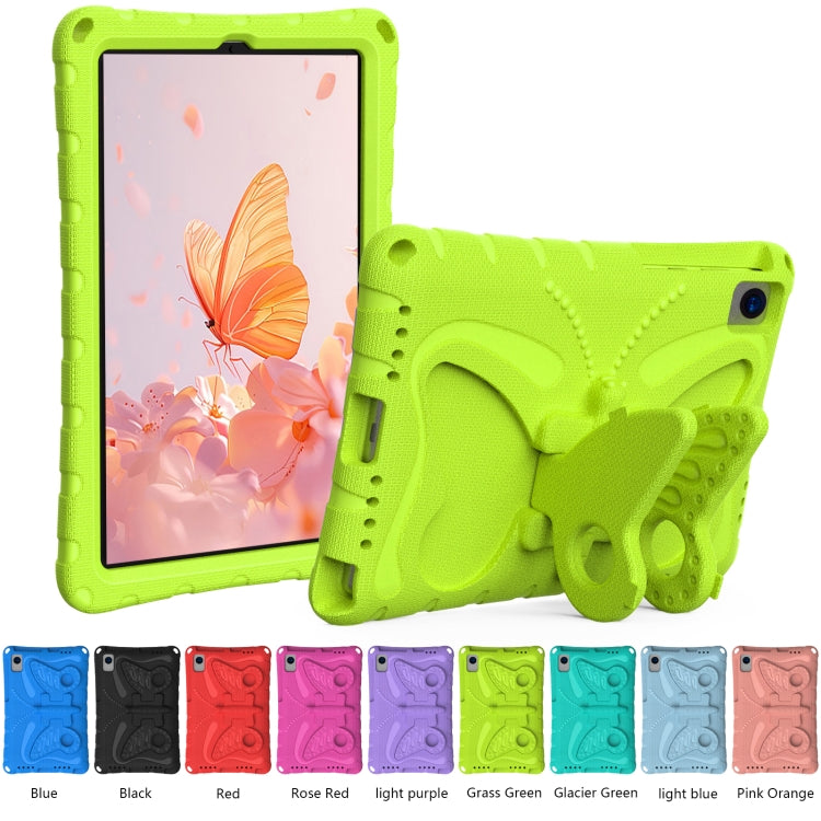 For Samsung Galaxy Tab A7 10.4 T509 Butterfly Bracket EVA Shockproof Tablet Case(Grass Green) by bashfashion
