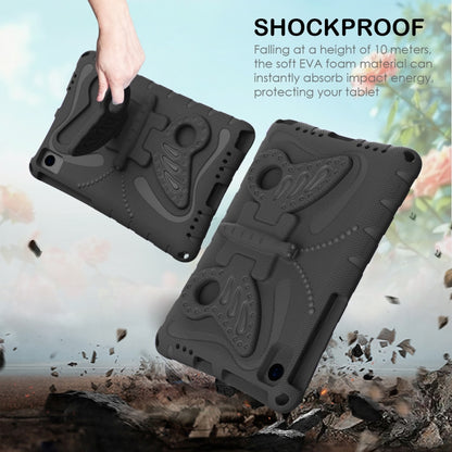 For Samsung Galaxy Tab S6 Lite 10.4 P610 Butterfly Bracket EVA Shockproof Tablet Case(Black) by bashfashion