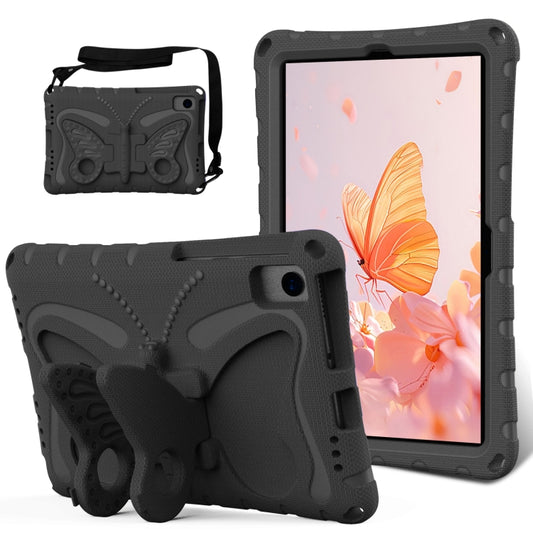 For Samsung Galaxy Tab A7 T500 10.4 Butterfly Bracket EVA Shockproof Tablet Case(Black) by bashfashion