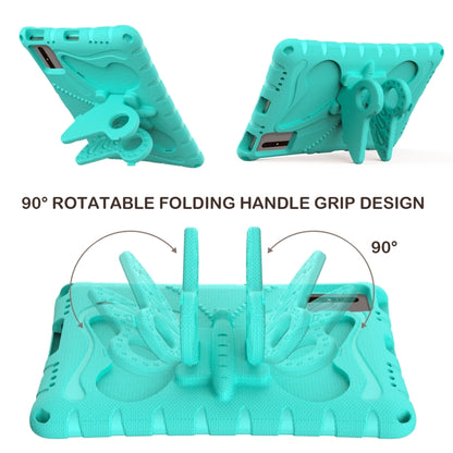 For Samsung Galaxy Tab S7 T870 Butterfly Bracket EVA Shockproof Tablet Case(Mint Green) by bashfashion