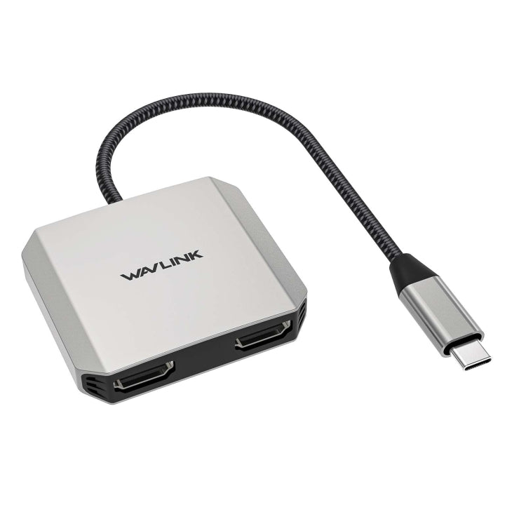 WAVLINK WL-UHP510Pro 4K/60Hz Video Converter USB-C Male to Dual HDMI Female Adapter by WAVLINK