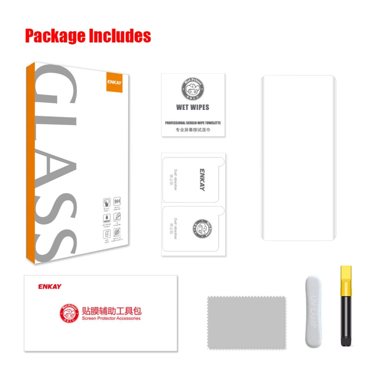 For OnePlus 12 ENKAY Hat-Prince UV Full Glue Tempered Glass Film by ENKAY
