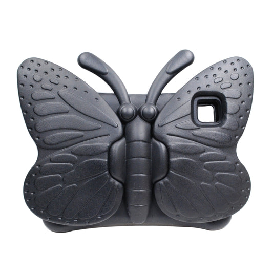 For iPad Air 11 2025 / 2024 Butterfly Bracket Kids EVA Shockproof Tablet Case(Black) by bashfashion