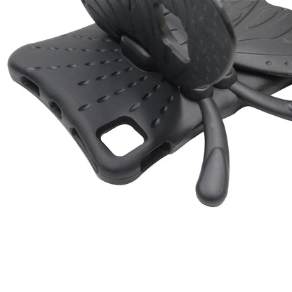 For iPad Air 11 2025 / 2024 Butterfly Bracket Kids EVA Shockproof Tablet Case(Black) by bashfashion