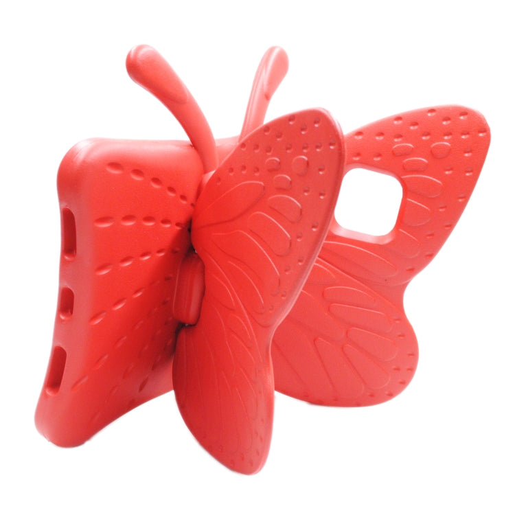 For iPad Air 11 2025 / 2024 Butterfly Bracket Kids EVA Shockproof Tablet Case(Red) by bashfashion