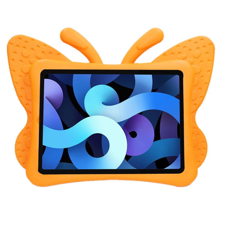 For iPad Air 11 2025 / 2024 Butterfly Bracket Kids EVA Shockproof Tablet Case(Orange) by bashfashion