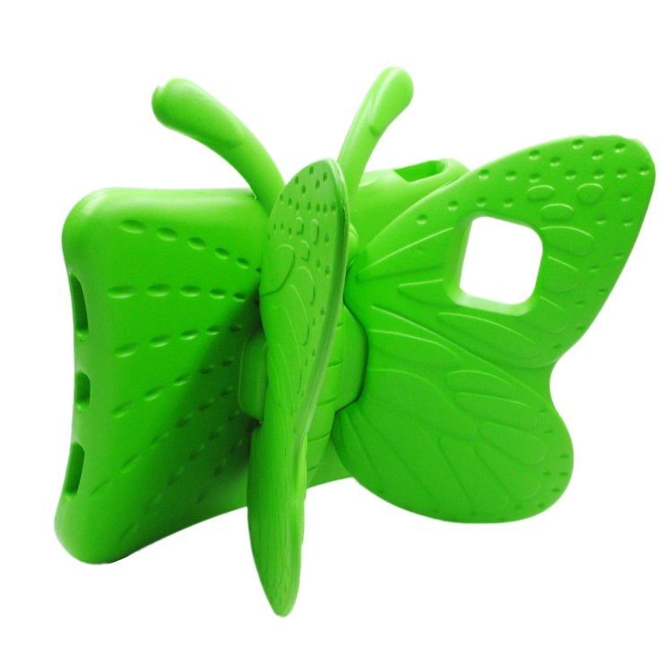 For iPad Air 11 2025 / 2024 Butterfly Bracket Kids EVA Shockproof Tablet Case(Green) by bashfashion