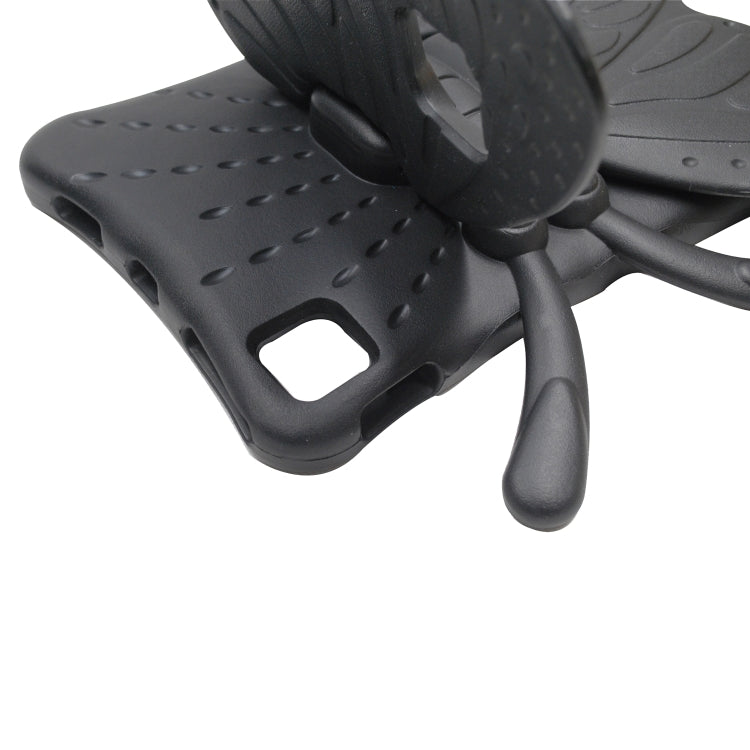 For iPad Pro 11 2025 / 2024 Butterfly Bracket Kids EVA Shockproof Tablet Case(Black) by bashfashion