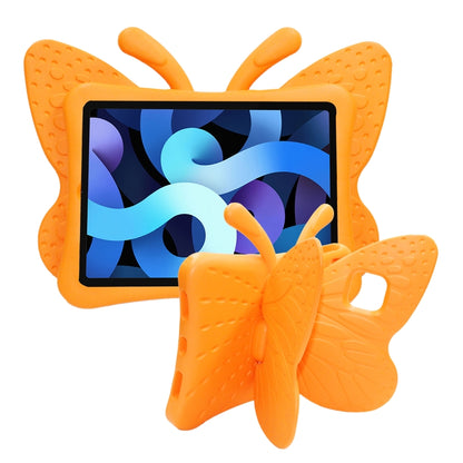 For iPad Pro 11 2025 / 2024 Butterfly Bracket Kids EVA Shockproof Tablet Case(Orange) by bashfashion