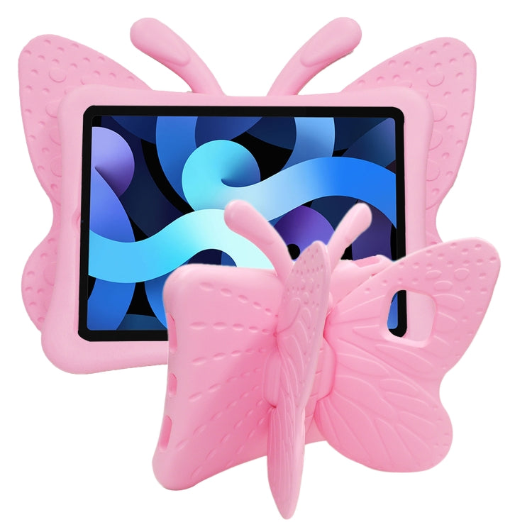 For iPad Pro 11 2025 / 2024 Butterfly Bracket Kids EVA Shockproof Tablet Case(Pink) by bashfashion