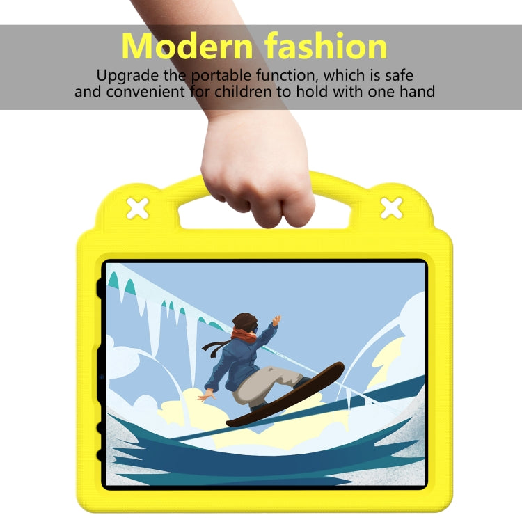 For iPad Pro 11 2025 / 2024 Handle Kickstand Children EVA Shockproof Tablet Case(Yellow) by bashfashion