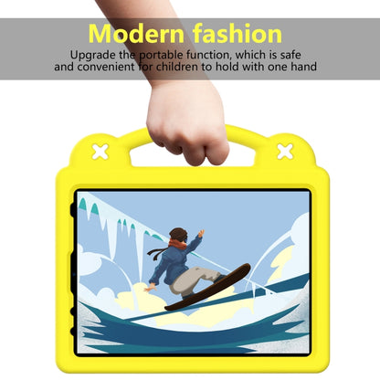 For iPad Pro 11 2025 / 2024 Handle Kickstand Children EVA Shockproof Tablet Case(Yellow) by bashfashion
