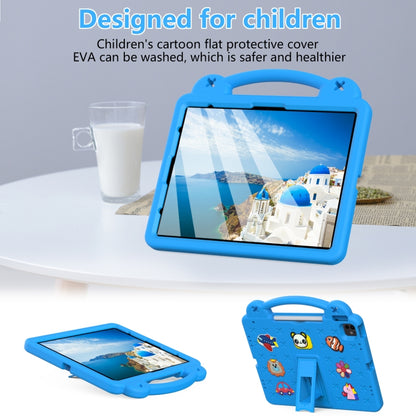For iPad Pro 13 2025 / 2024 Handle Kickstand Children EVA Shockproof Tablet Case(Sky Blue) by bashfashion