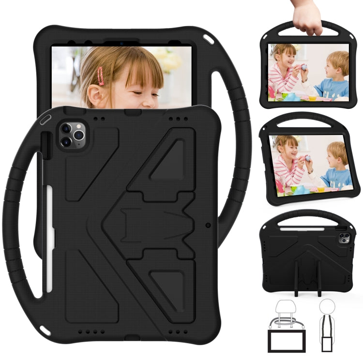 For iPad Air 11 2025 / 2024 EVA Shockproof Tablet Case with Holder(Black) by bashfashion