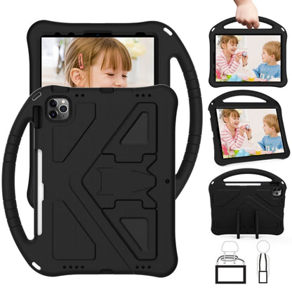 For iPad Air 11 2025 / 2024 EVA Shockproof Tablet Case with Holder(Black) by bashfashion