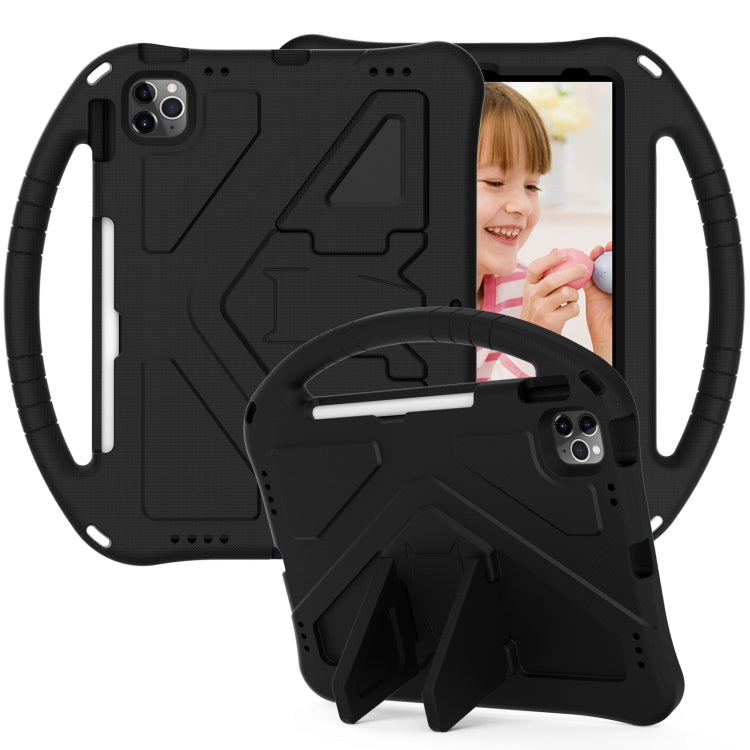 For iPad Air 11 2025 / 2024 EVA Shockproof Tablet Case with Holder(Black) by bashfashion