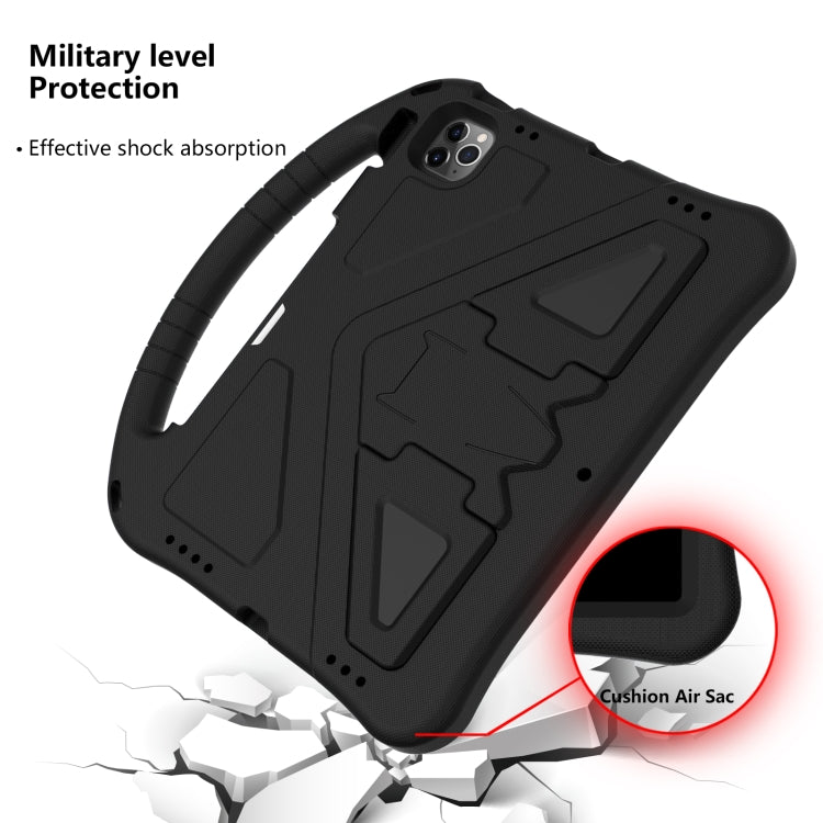 For iPad Air 11 2025 / 2024 EVA Shockproof Tablet Case with Holder(Black) by bashfashion