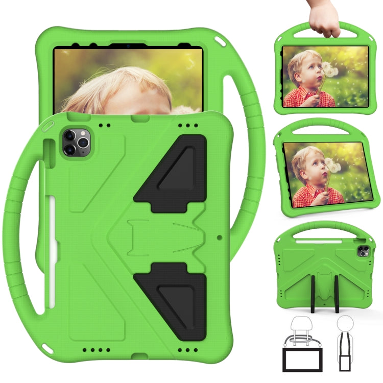 For iPad Pro 11 2025 / 2024 EVA Shockproof Tablet Case with Holder(Green) by bashfashion