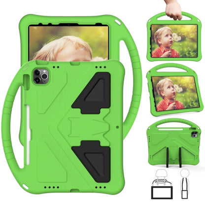 For iPad Pro 11 2025 / 2024 EVA Shockproof Tablet Case with Holder(Green) by bashfashion