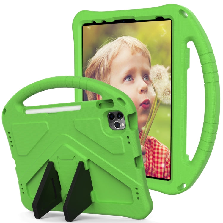For iPad Pro 11 2025 / 2024 EVA Shockproof Tablet Case with Holder(Green) by bashfashion