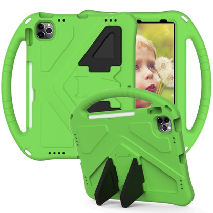 For iPad Pro 11 2025 / 2024 EVA Shockproof Tablet Case with Holder(Green) by bashfashion