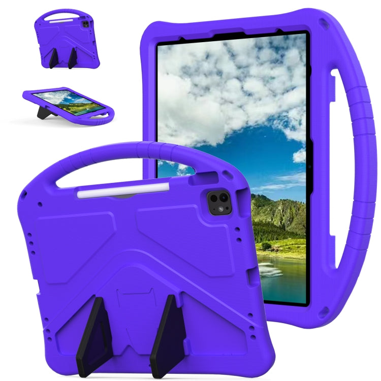 For iPad Air 13 2025 / 2024 EVA Shockproof Tablet Case with Holder(Purple) by bashfashion