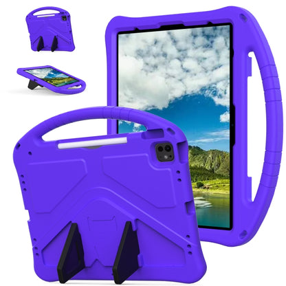 For iPad Air 13 2025 / 2024 EVA Shockproof Tablet Case with Holder(Purple) by bashfashion