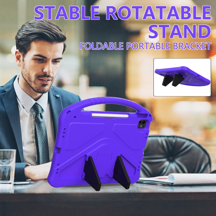For iPad Air 13 2025 / 2024 EVA Shockproof Tablet Case with Holder(Purple) by bashfashion
