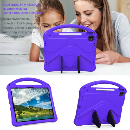 For iPad Air 13 2025 / 2024 EVA Shockproof Tablet Case with Holder(Purple) by bashfashion