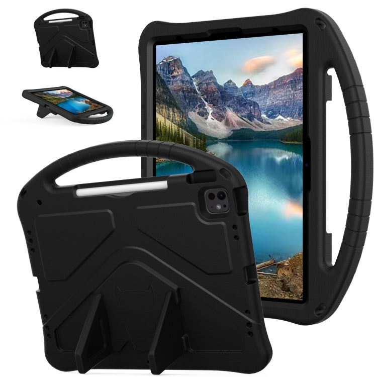 For iPad Pro 13 2025 / 2024 EVA Shockproof Tablet Case with Holder(Black) by bashfashion