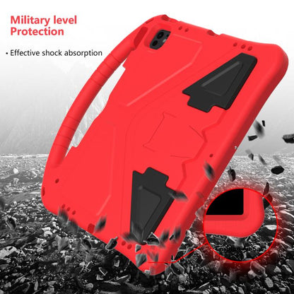 For iPad Pro 12.9 2022 / 2021 EVA Shockproof Tablet Case with Holder(Red) by bashfashion