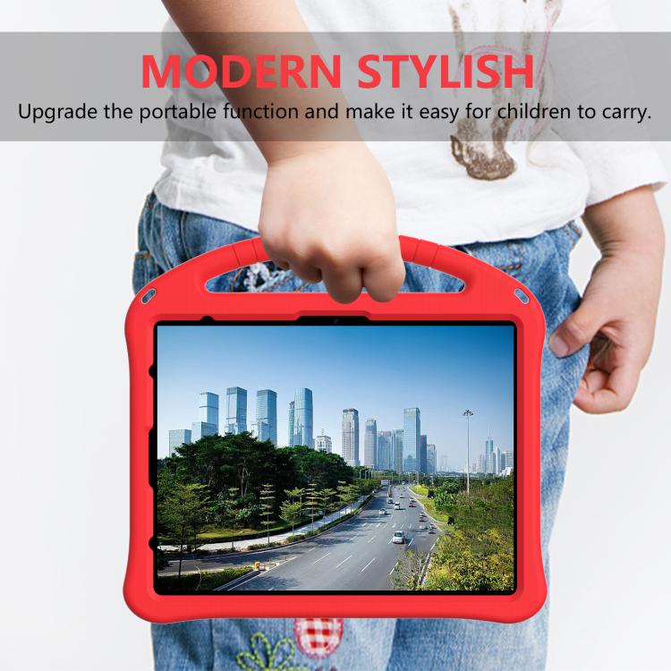 For iPad Pro 12.9 2022 / 2021 EVA Shockproof Tablet Case with Holder(Red) by bashfashion