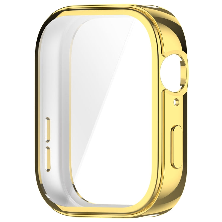 For Huawei Watch Fit 3 Full Coverage TPU Electroplated Watch Protective Case(Gold) by bashfashion
