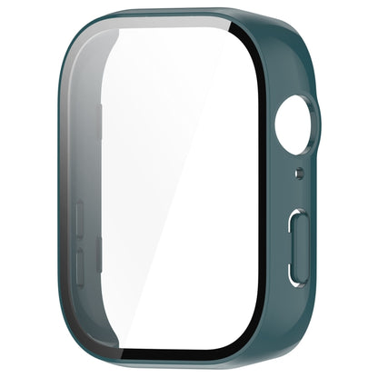 For Huawei Watch Fit 3 PC + Tempered Film Integrated Watch Protective Case(Dark Green) by bashfashion