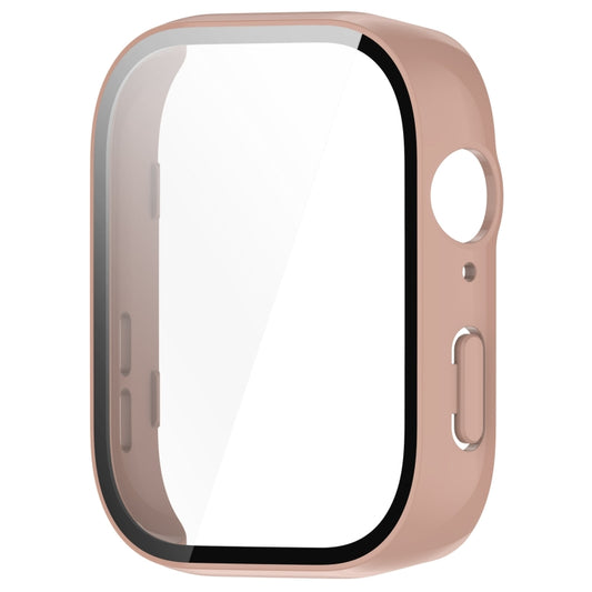 For Huawei Watch Fit 3 PC + Tempered Film Integrated Watch Protective Case(Pink) by bashfashion